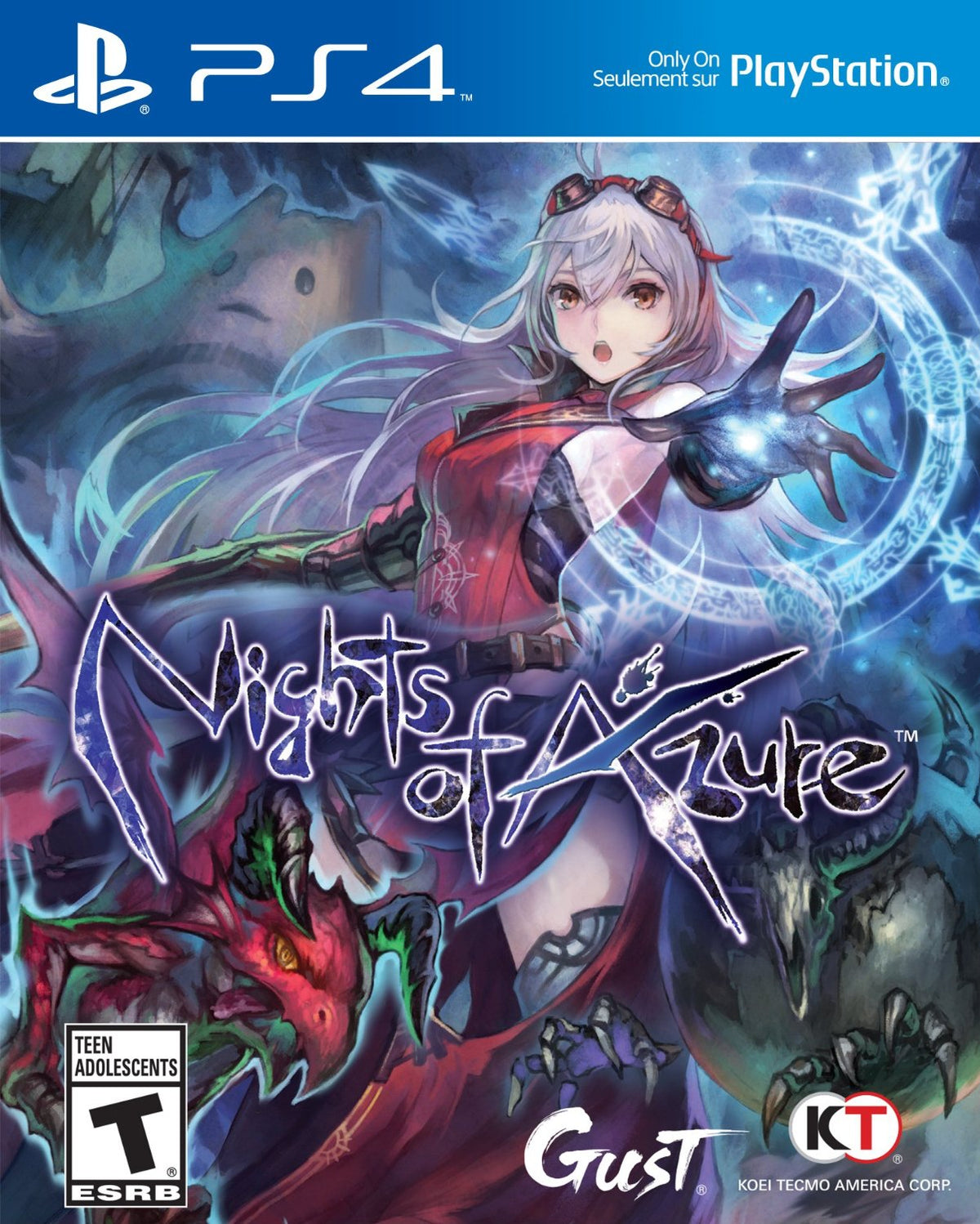 Nights of Azure - Playstation 4 LOOSE DISC