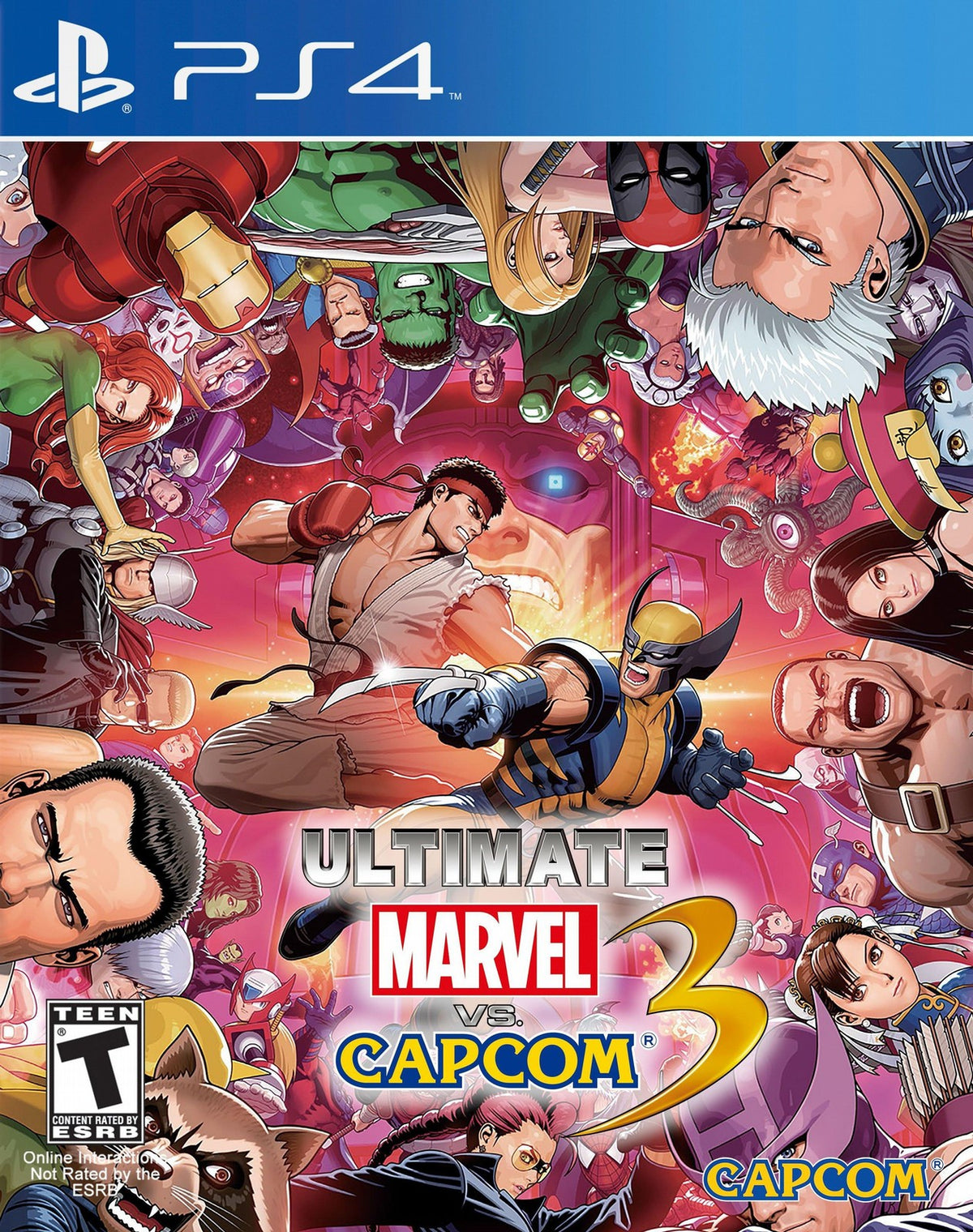 Ultimate Marvel vs Capcom 3 - Playstation 4 LOOSE DISC