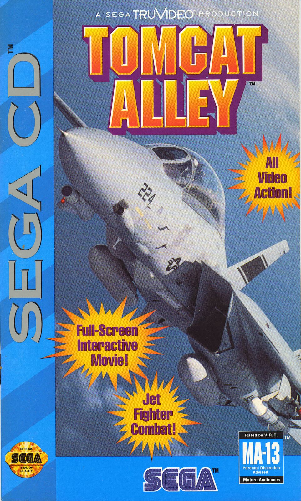 Tomcat Alley - Sega CD CIB