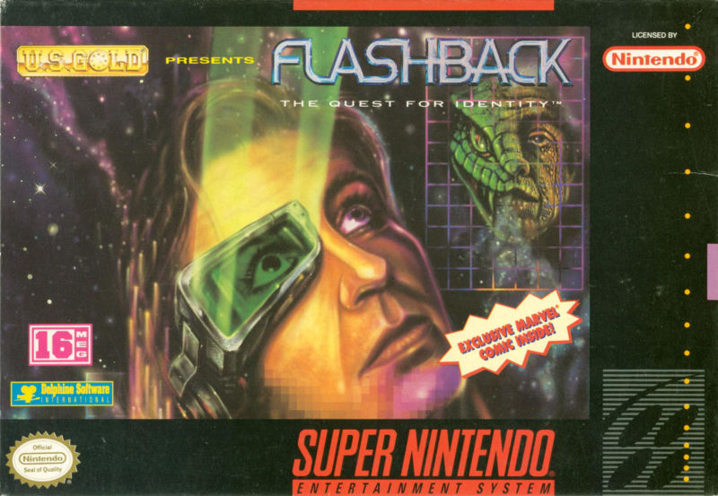 Flashback: The Quest for Identity – SNES – Loose Cartridge – Cleaned
