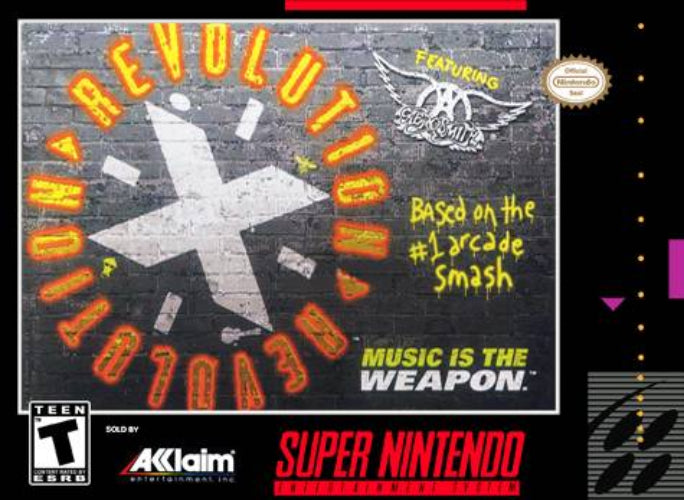 Revolution X – Super Nintendo – Loose Cartridge – Cleaned & Tested