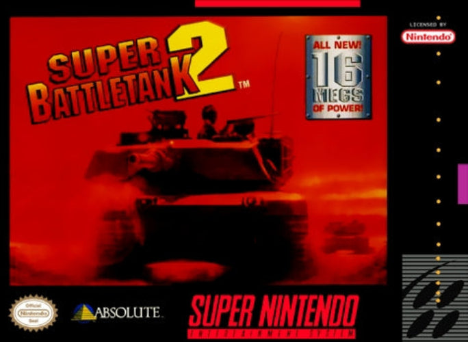 Super Battletank 2 – Super Nintendo – Loose Cartridge – Cleaned & Tested