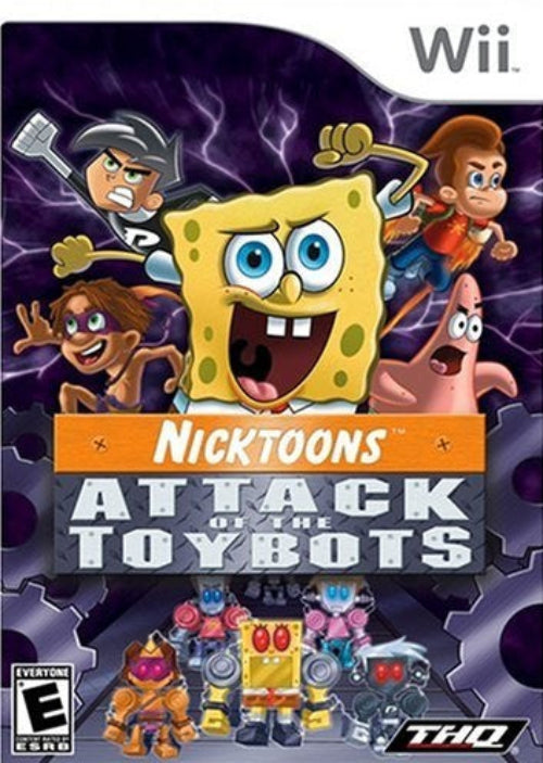 Nicktoons Attack of the Toybots - Wii NO MANUAL