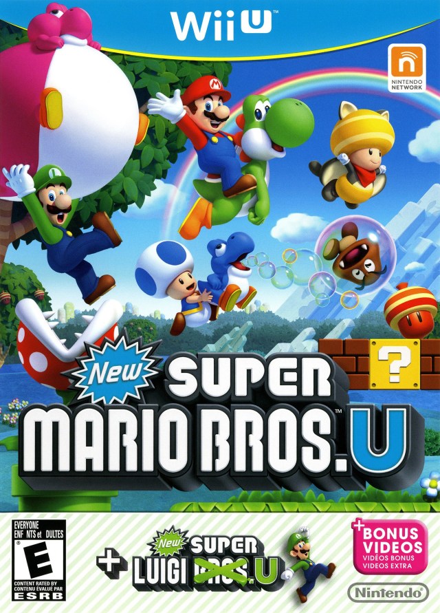 New Super Mario Bros. U + New Super Luigi U - Wii U NO MANUAL