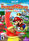 Paper Mario Color Splash - Wii U LOOSE DISC Tested