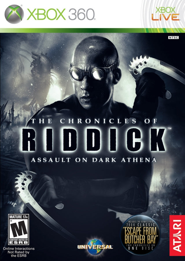Chronicles of Riddick: Assault on Dark Athena - Xbox 360 LOOSE DISC