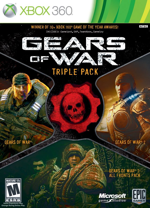 Gears of War Triple Pack - Xbox 360 – Preowned