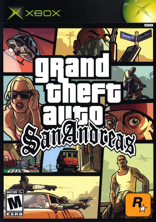 Grand Theft Auto San Andreas - Xbox LOOSE DISC