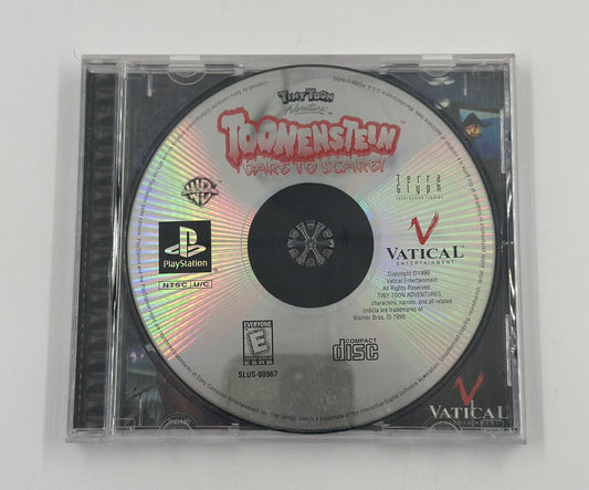 Tiny Toon Adventures: Toonenstein -- Dare to Scare PlayStation 1 Ps1 No Manual