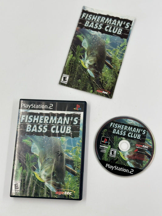 Fisherman's Bass Club (Sony PlayStation 2, 2003) ps2 ps 2 play 2 fast ship