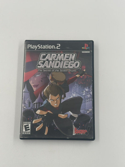 Carmen Sandiego: The Secret of the Stolen Drums no manual PlayStation 2 ps 2