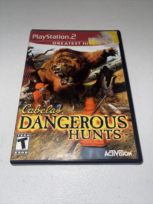 Cabela's Dangerous Hunts (Sony PlayStation 2, 2003) PS2 No Manual