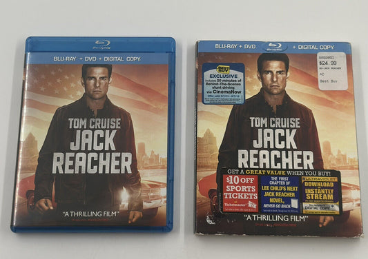 Jack Reacher (Blu-ray/DVD, 2013, 2-Disc Set, Includes Digital Copy UltraViolet)