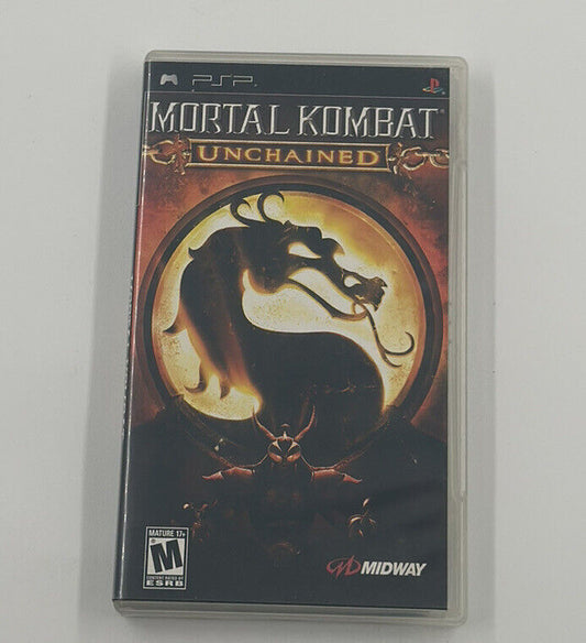 Mortal Kombat: Unchained (PlayStation Portable, 2006) COMPLETE  CIB MK